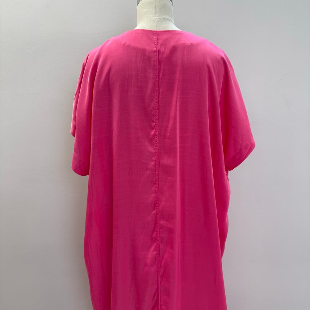 H&M Hot Pink Kaftan Oversized Dress💚 - Picture 9 of 10